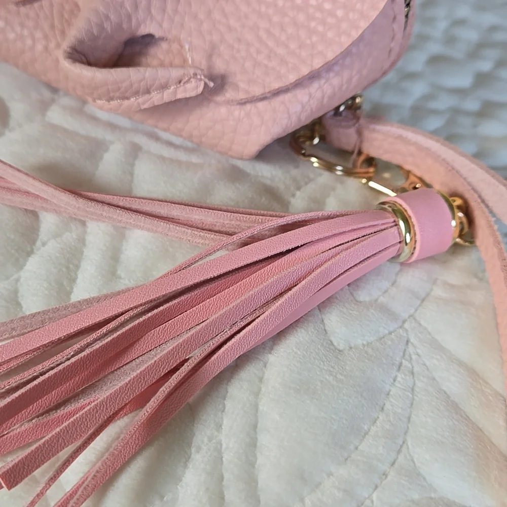 Pink Elephant Coin Purse with Detachable  Keychain.